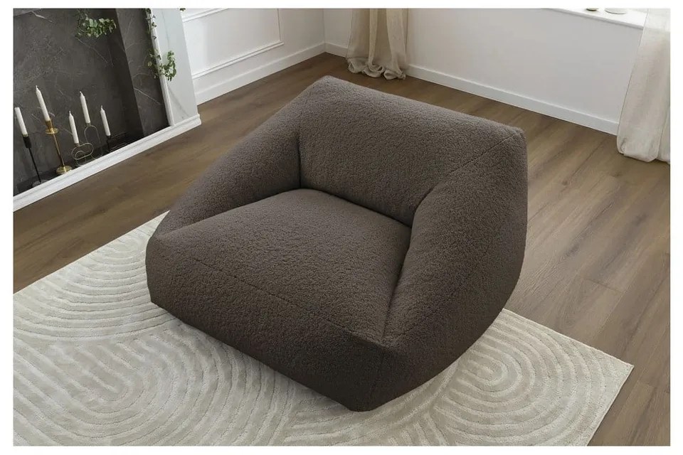 Tmavohnedý sedací vak Lilibet – Bobochic Paris