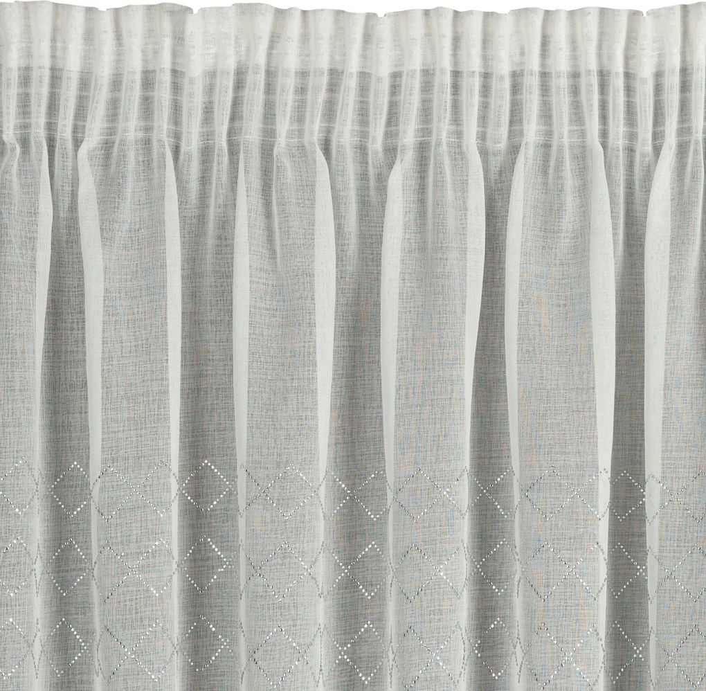 ZÁCLONA NA PÁSKE KLEO 345X260 CM BIELA