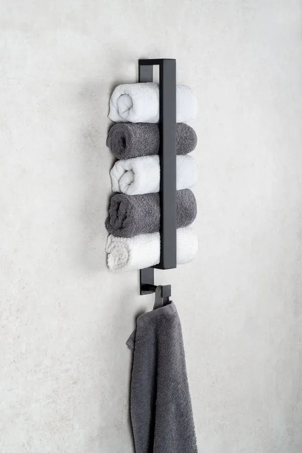 Ridder Ridder, STYLE držiak uterákov 400x30mm, čierna mat, 11122110