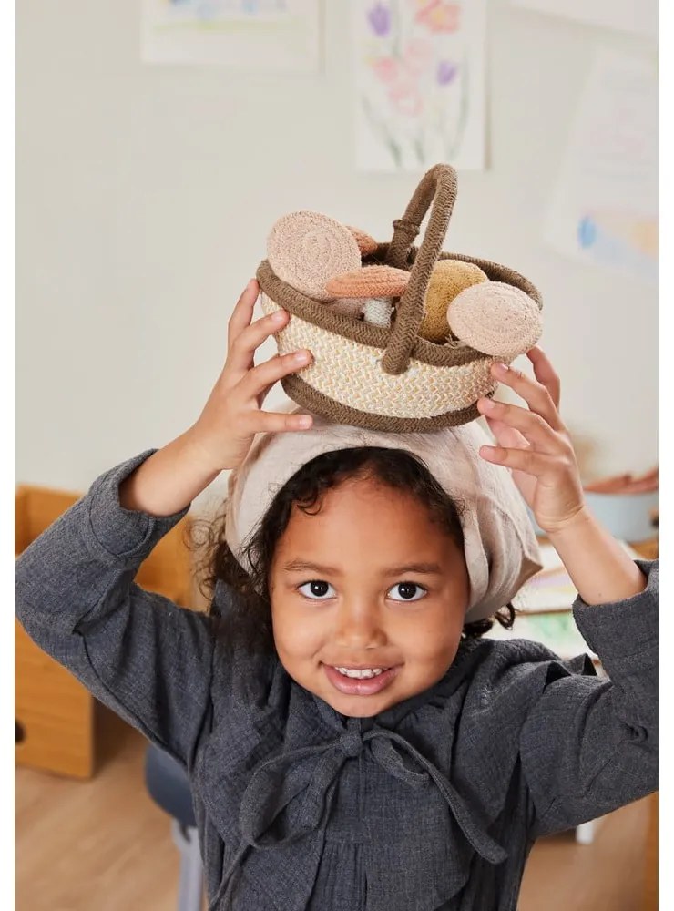 Béžový bavlnený detský hrací koberec 120x160 cm Mushroom Forest – Lorena Canals