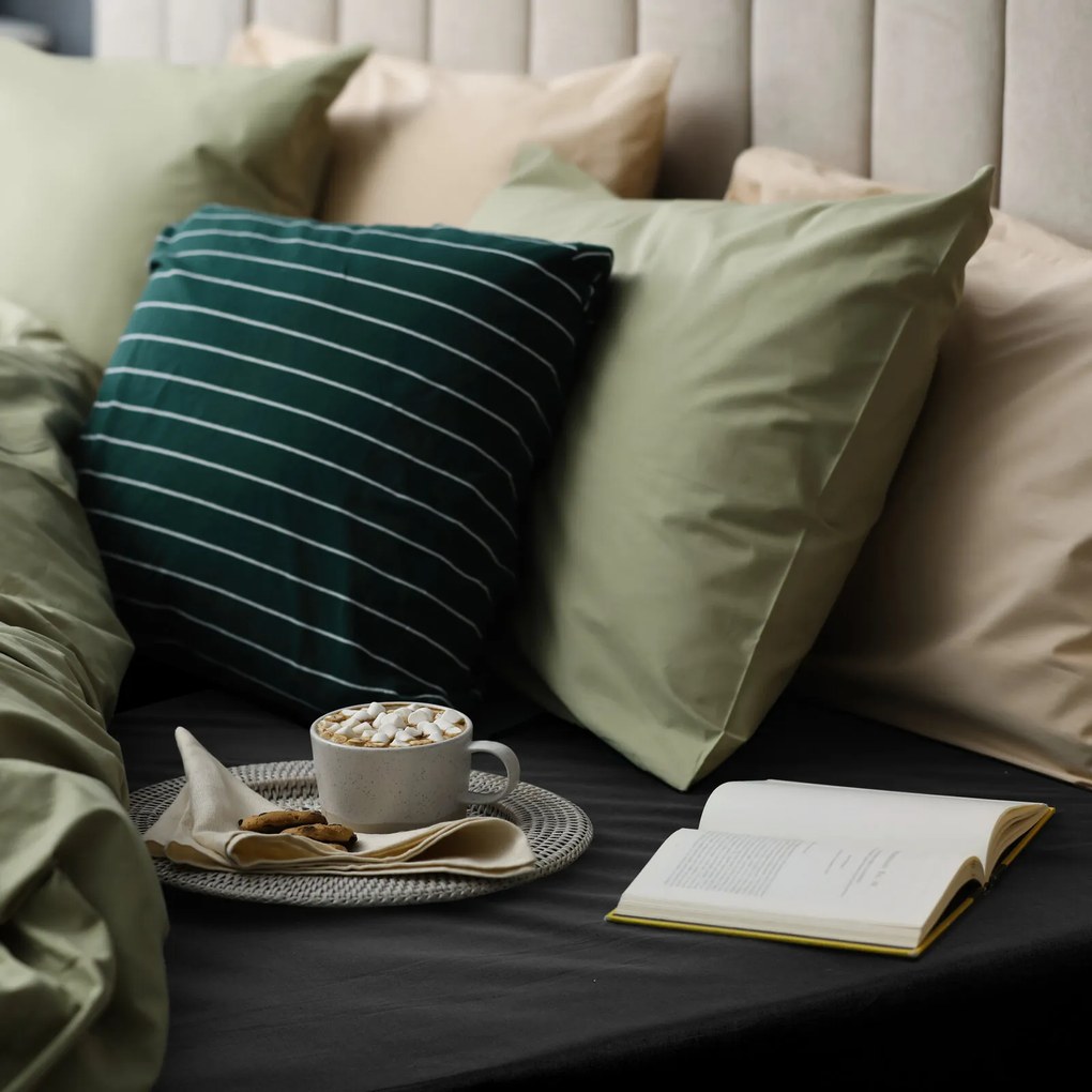 RENFORCÉ PRESTIERADLO BASIC 180X200 CM ČIERNE