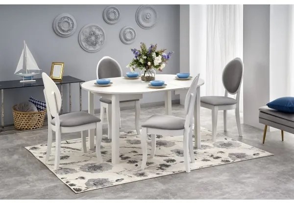 Jedálenský stôl CALMIO biely