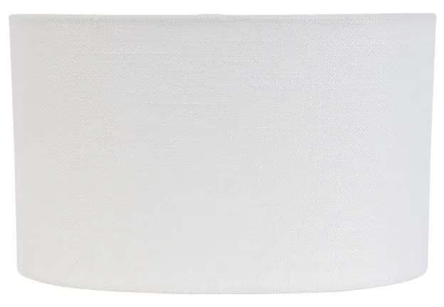 Oválny tienidlo z ľanu biele 25/16/15