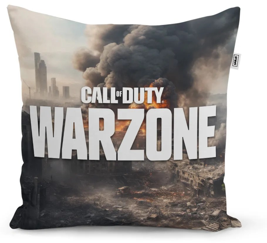 Sablio Vankúš Call of Duty Warzone - město - 50x50 cm