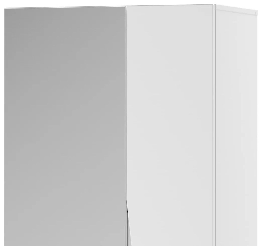 Predsieňová skriňa Lucca 08 60 cm so zrkadlom biela
