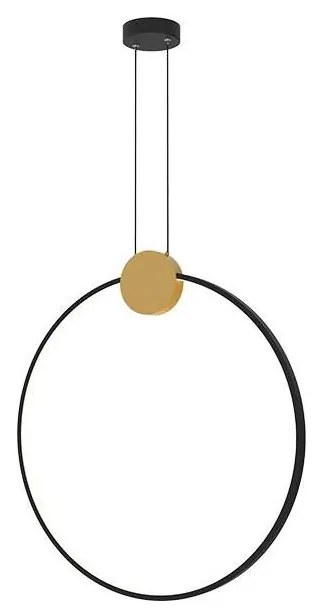 Zambelis 23095 - LED Stmievateľný luster na lanku LED/24W/230V 3000K čierna