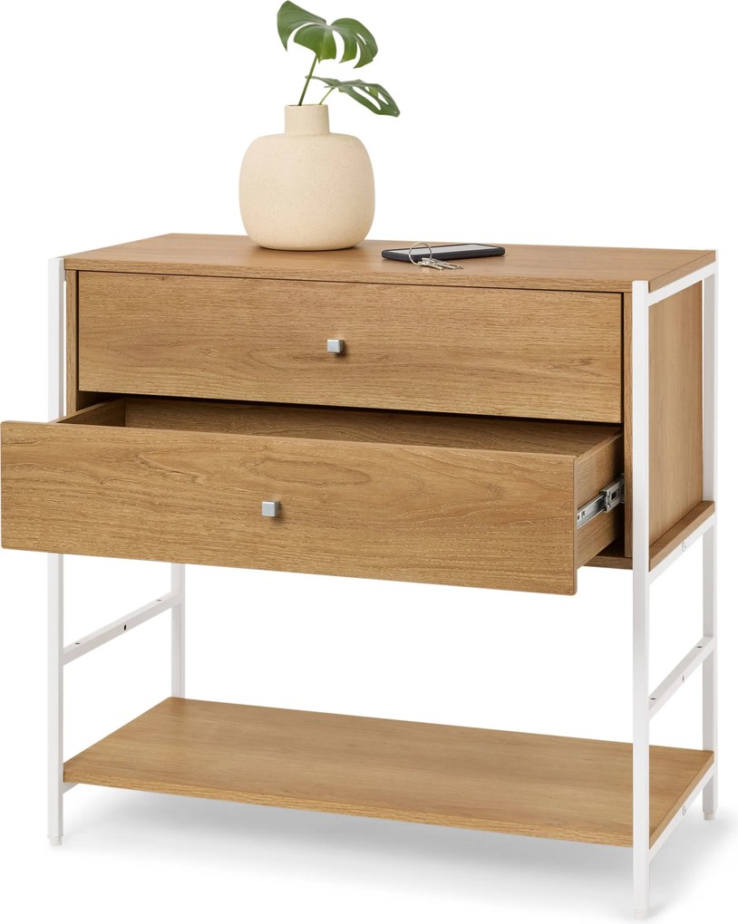 Komoda »GRADE« s 2 zásuvkami, vzhľad dreva