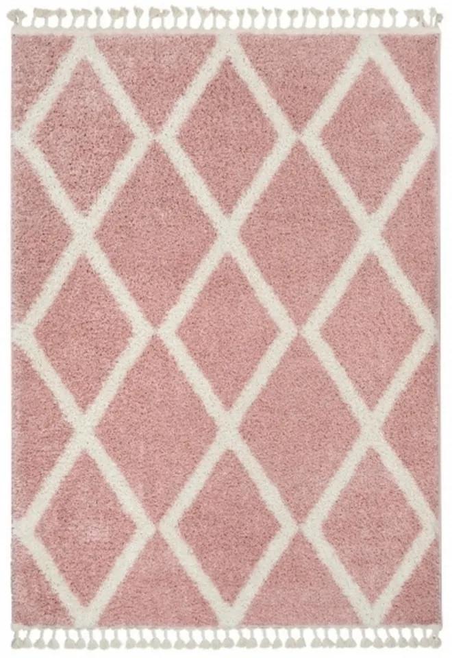 Kusový koberec Shaggy Ariso ružový, Velikosti 80x150cm