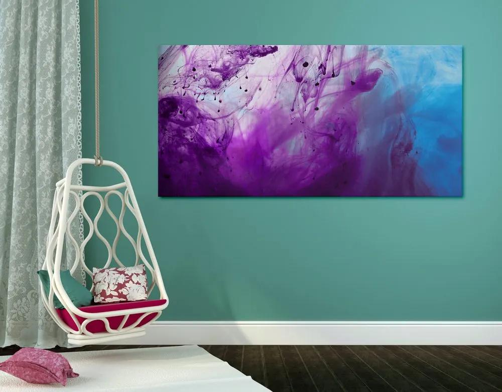 Obraz kúzelná fialová abstrakcia Varianta: 100x50