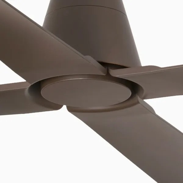 FARO 33490 - Stropný ventilátor TYPHOON IP44 hnedá + diaľkové ovládanie
