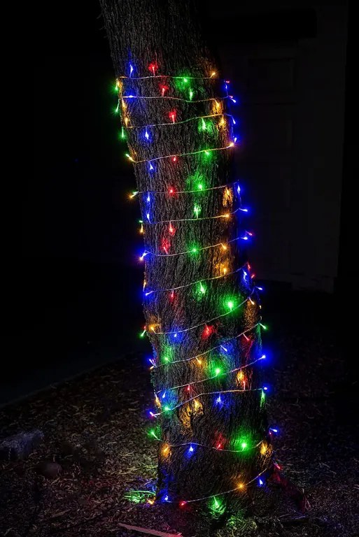 Vianočné svetielka vonkajšie FLASH multicolor 500 LED