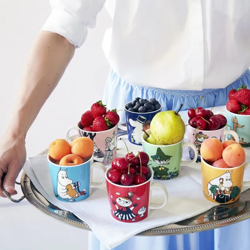 Hrnček Moomin Love 0,3l, ružový / 30. výročie, darčekový box