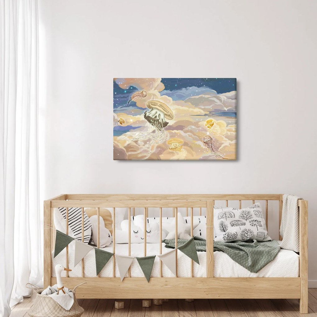 Obraz - Nebeské medúzy (90x60 cm)
