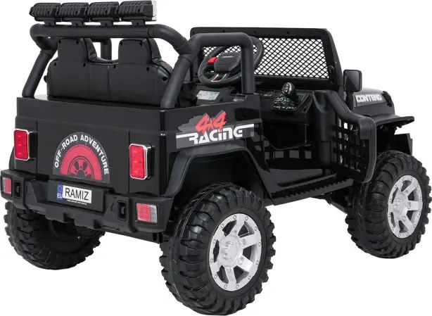 Elektrické autíčko Jeep BEAST 4x4 čierne