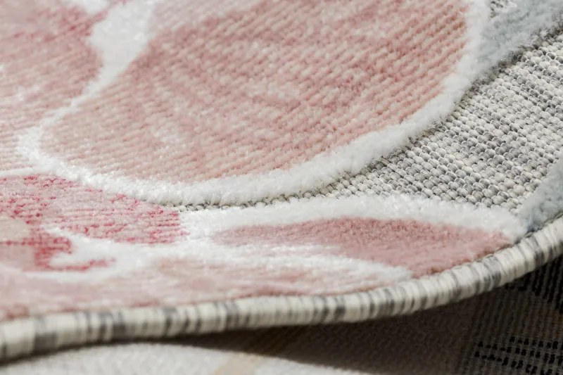 Dywany Łuszczów, Kusový koberec Botanic 65240 Flamingo grey – na von aj na doma, 157x220, viacfarebná, chodba / predsieň