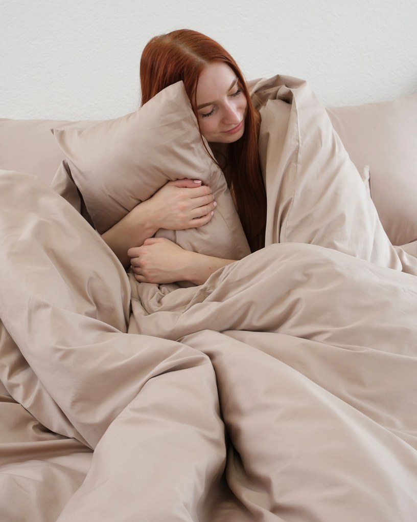 Saténové obliečky - Diana cappuccino