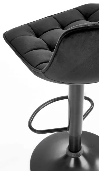 Barová stolička 106x43 cm čierna