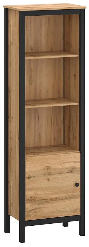 Regál Palmer R dub wotan / čierna