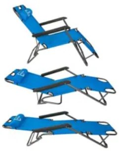 Bestent Polohovateľné záhradné kreslo BLUE BASIC