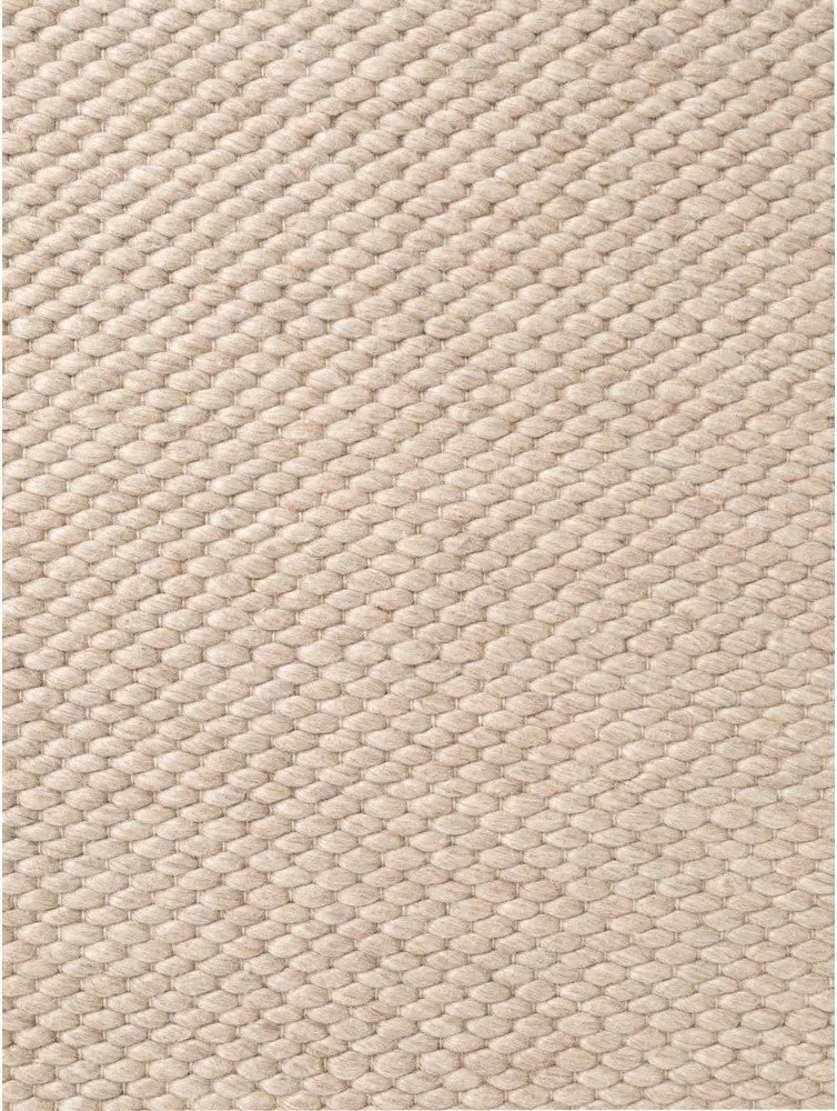Béžový ručne tkaný vlnený koberec 140x200 cm Lyon Beans – Elle Decoration
