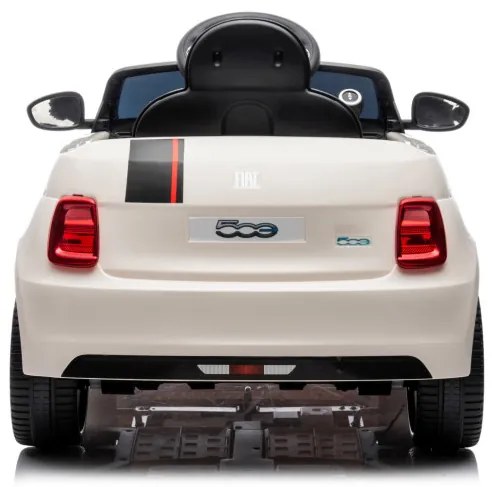 Elektrické autíčko Fiat 500e biele