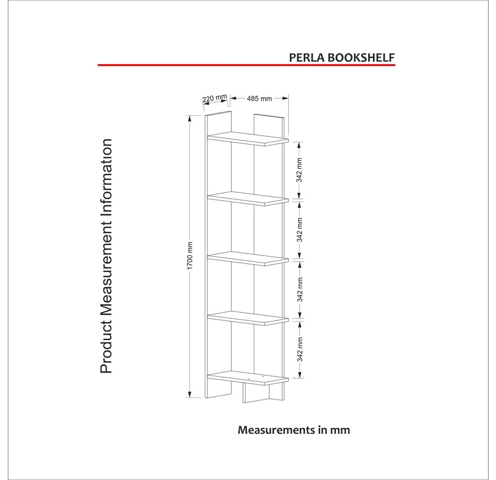 Regál Perla 4 (biela). Akcia -17%. Vlastná spoľahlivá doprava až k Vám domov. 1088898