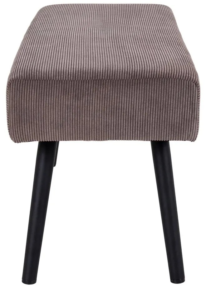 Šedá Lavica Skiby 35 × 100 × 44 cm HOUSE NORDIC