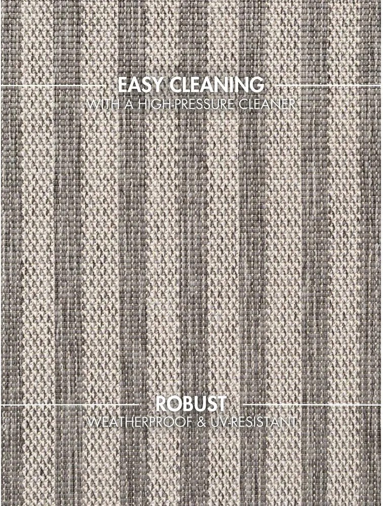 Sivý/krémovobiely vnútorný a vonkajší koberec 120x170 cm Haringey Linley – Ted Baker