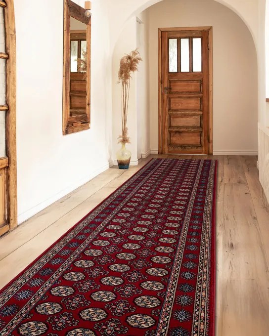 Behúň NAIN Rozeta 6177 51066 bordový / béžový
