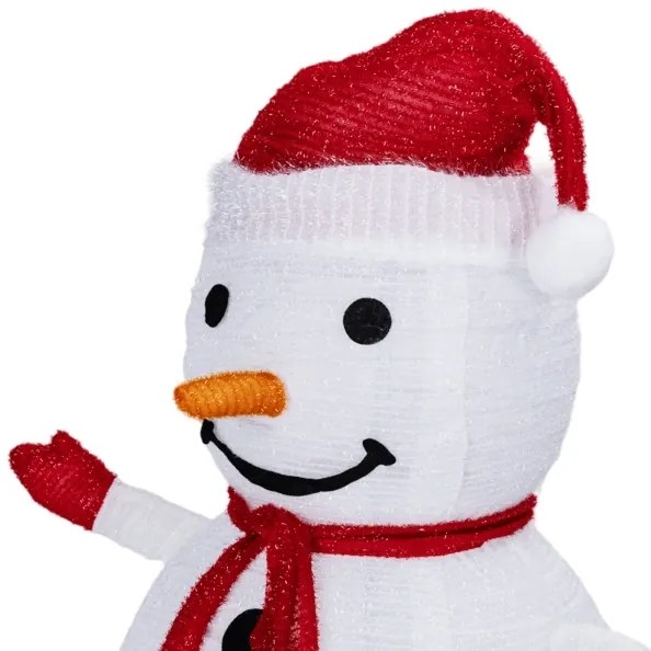 Aigostar - LED Vianočná vonkajšia dekorácia 50xLED/3xAA 0,7m IP44 snehuliak