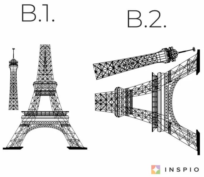Eiffelová veža - Nálepka na stenu