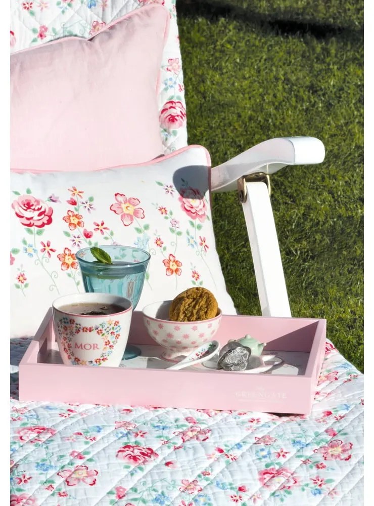 Ružová porcelánová miska Green Gate Laurie, ø 10 cm