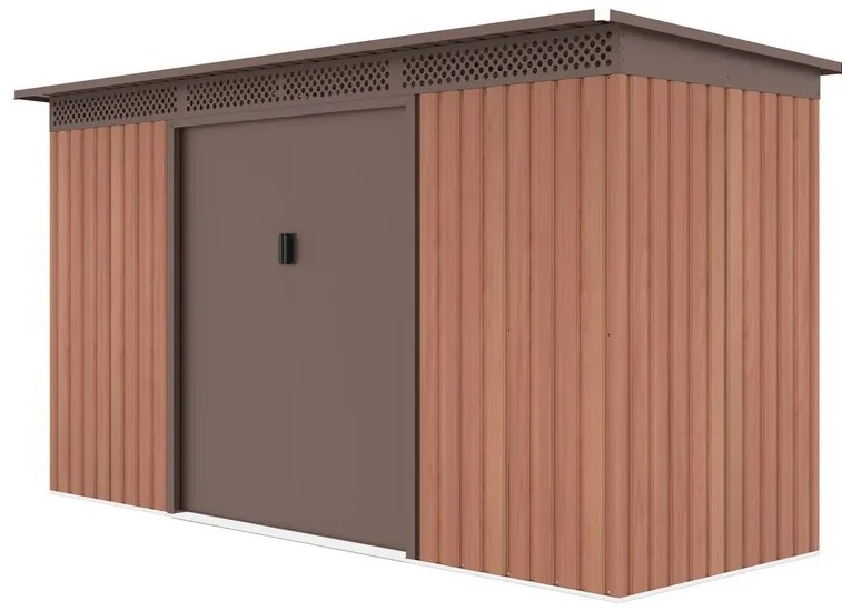 Záhradný domček G21 GRAH 483 - 340 x 142 cm, hnedý 6390092