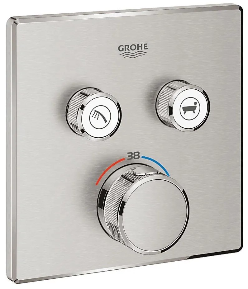 GROHE 29124DC0 - Termostat GROHTHERM SMARTCONTROL, nerezové prevedenie