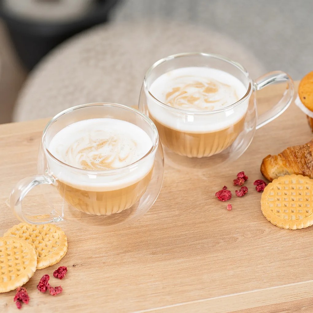 4Home Termo pohár na cappuccino Hot&Cool 270 ml, 2 ks