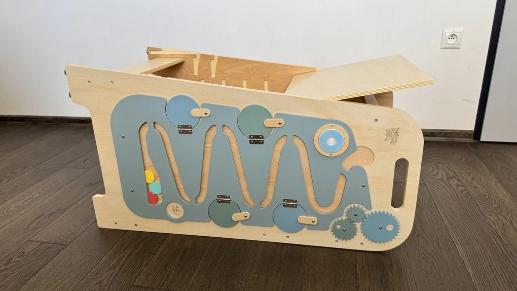 Rastúca učiaca veža 5v1 Play XL 89 cm – mätová