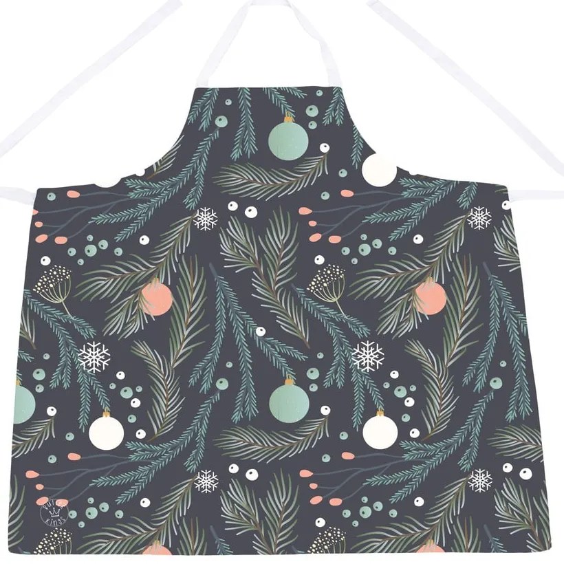 Bavlnená zástera s vianočným motívom Butter Kings Christmas