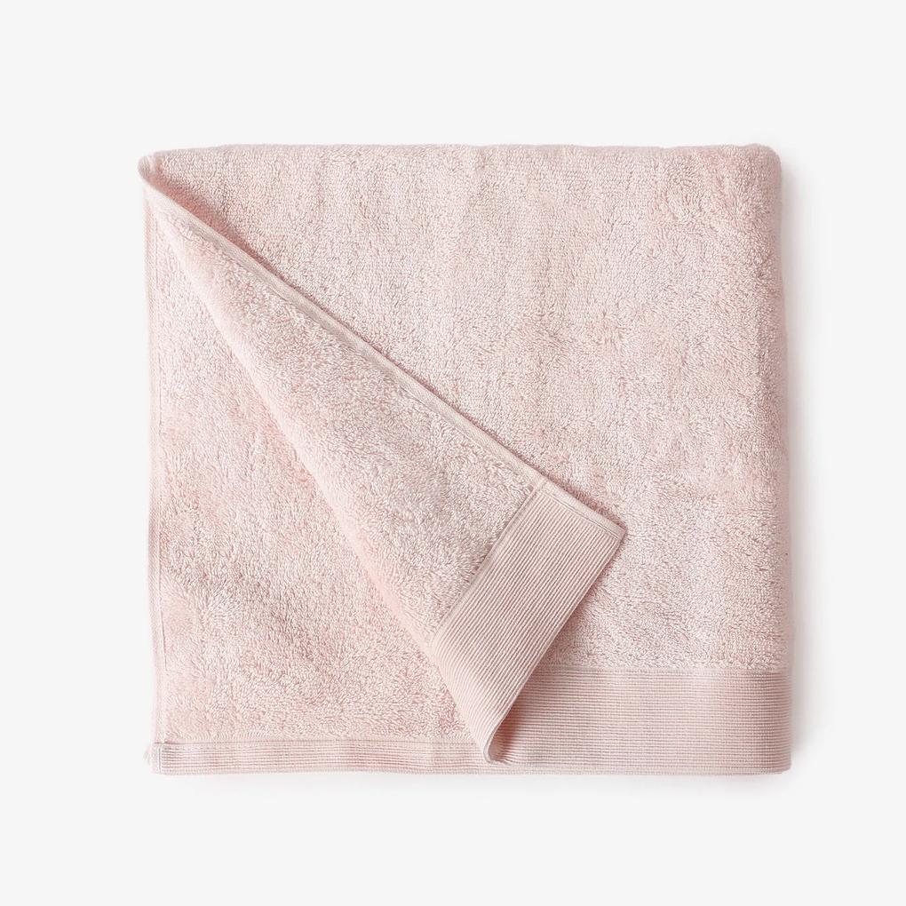 Goldea modalový uterák/osuška s prírodným vláknom - pastelovo ružový 50 x 100 cm