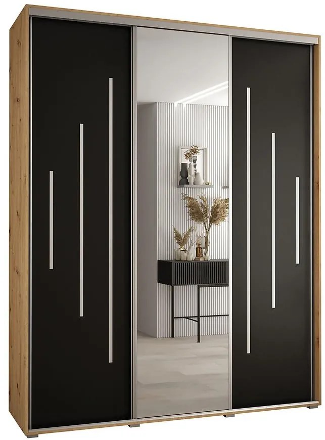 Skriňa 45 Canaris 13 190 artisan/čierna/silver