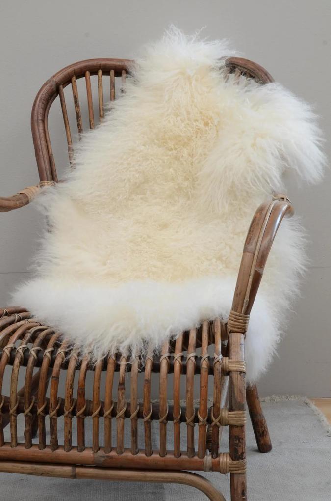 IB LAURSEN Tibetská ovčia kožušina Natural white