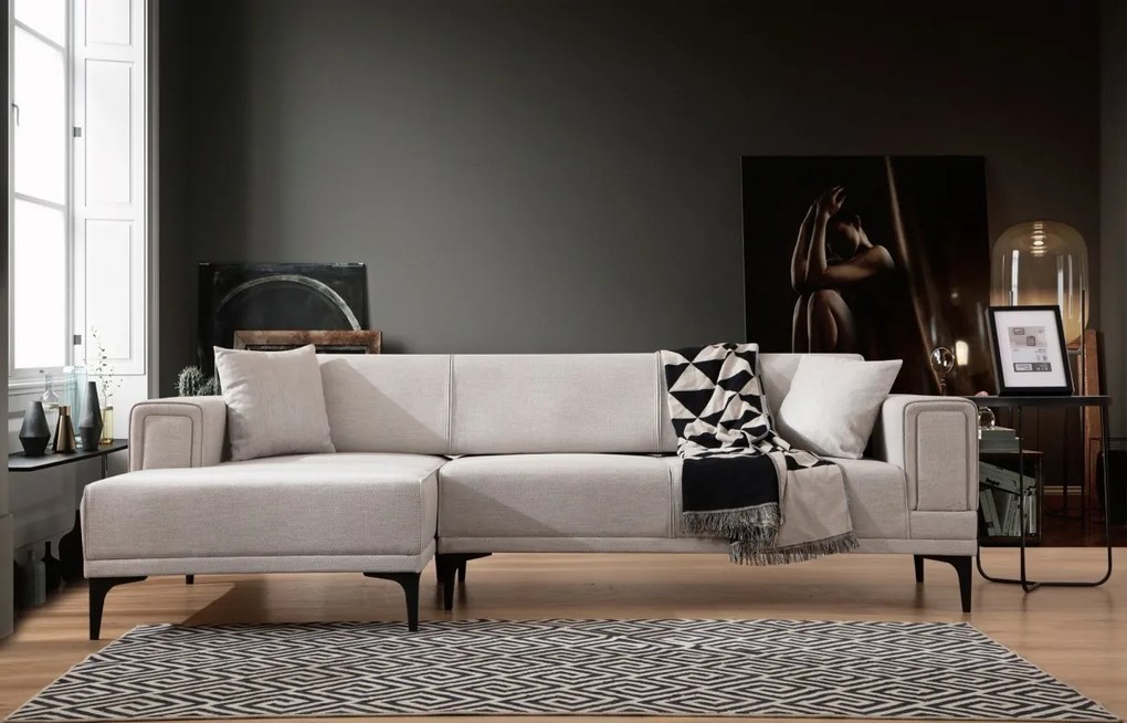 Rohová sedacia súprava Horizon 250 cm ecru ľavá