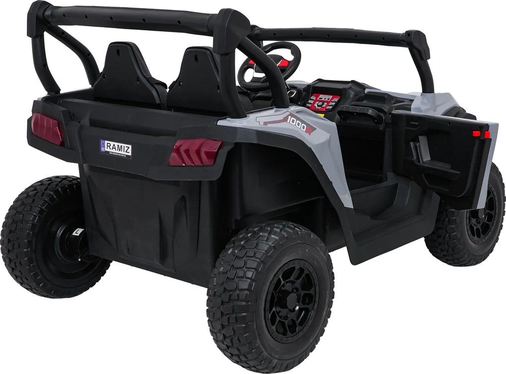 Ramiz Elektrická bugina Gravity pre deti šedá + pohon 4x4 + diaľkové ovládanie