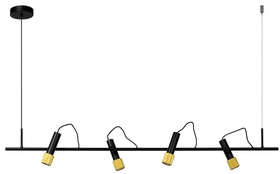 Lucide 20420/20/30 - LED Luster na lanku DUELE 4xLED/5,3W/230V