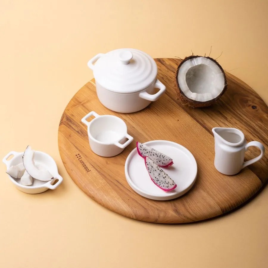 Miska Flowl Atelier biela s rúčkami ø7.2 cm - Gaya - 452155