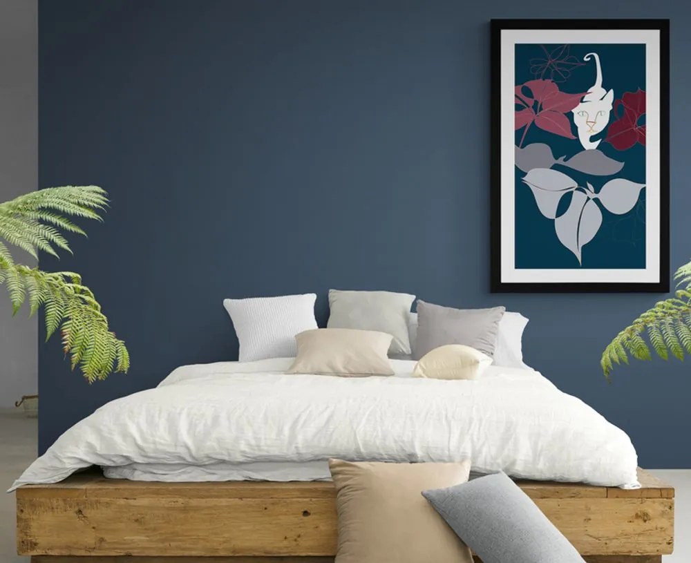 Plagát s paspartou dobrodružstvo v džungli - 30x45 white