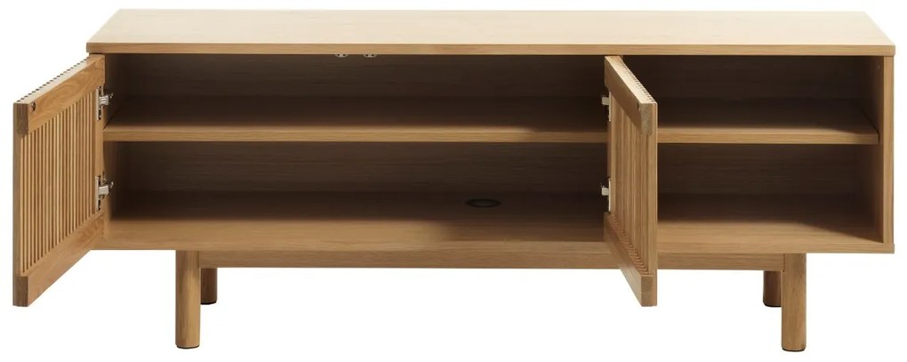 Dizajnový TV stolík Calloway 143 cm prírodný dub