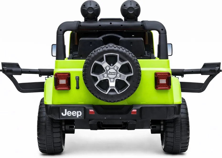 LEAN CARS Jeep Rubicon 4x4 batéria auto zelená