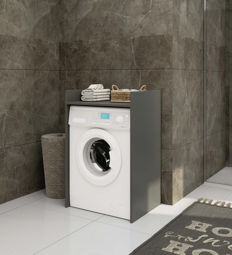 Kúpeľňová skrinka nad práčku FIN II grafitovo šedá