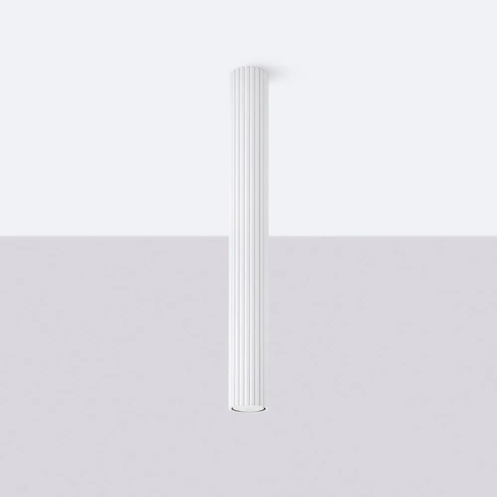 Biele bodové svietidlo Gleam – Sollux