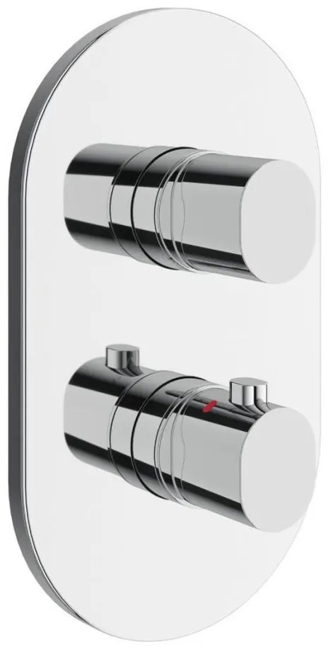 Ravak X070455 - Termostatická sprchová batéria pre podomietkovú inštaláciu CHROME lesklý chróm